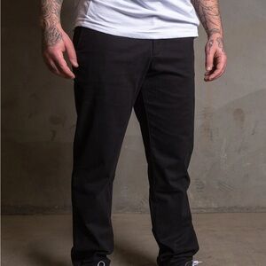 Dixxon flannel company black chino pants 38x34 nwt